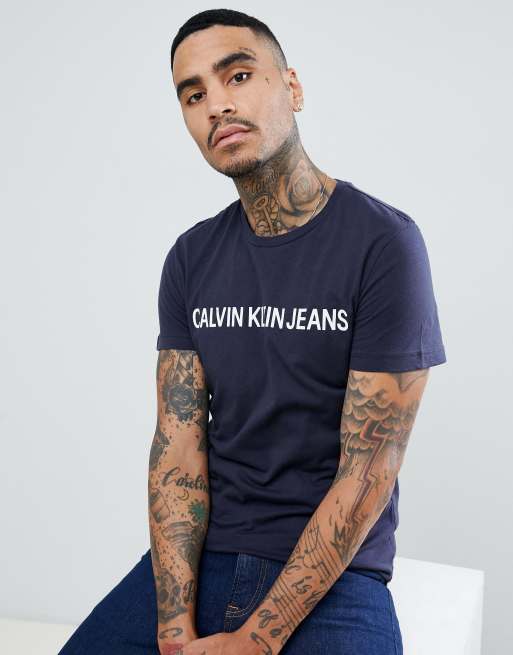 Calvin Klein Jeans institutional logo t shirt, ASOS