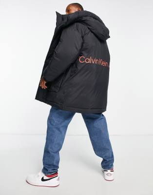 Calvin klein hotsell parka coat