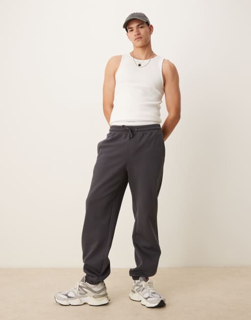 Calvin Klein Jeans – Interlock – Jogginghose aus Baumwolle in Phantom