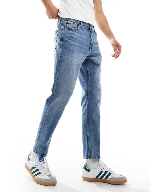 Calvin Klein Jeans – Jasnoniebieskie jeansy dad fit