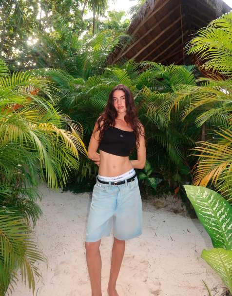 Calvin Klein Jeans – Jasnoniebieskie jortsy bermudy - view 1