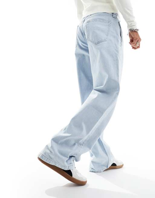 Calvin Klein Jeans - Jean ample à pinces style années 90 - Délavage clair, 2 de 5