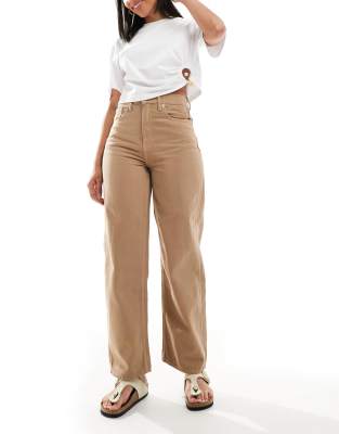 Calvin Klein Jeans - Jean ample - Beige délavé-Neutre