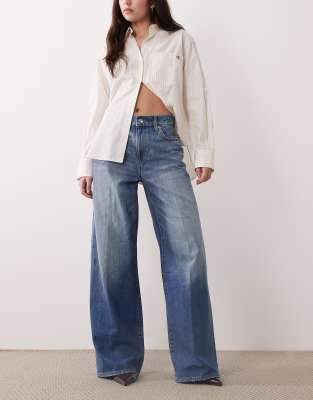 Jeans - Jean ample - Bleu effet vintage W26 L32