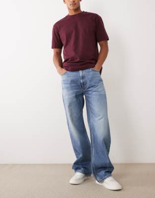 Jeans - Jean baggy - Bleu clair délavé W43 L32