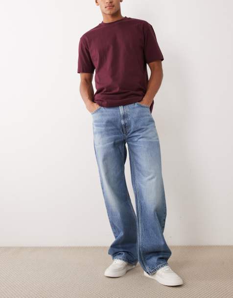Calvin Klein Jeans - Jean baggy - Bleu clair délavé - view 1