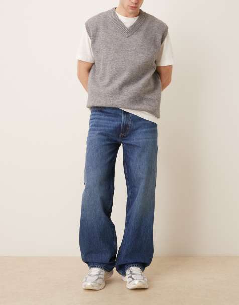 Calvin Klein Jeans - Jean baggy - Bleu moyen délavé - view 1