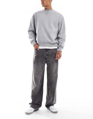 Calvin Klein Jeans - Jean baggy en lyocell Tencel - Noir délavé