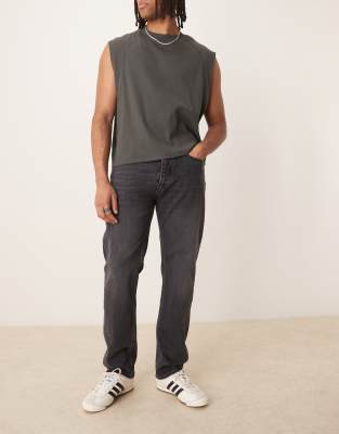 Calvin Klein Jeans - Jean droit coupe classique - Denim noir