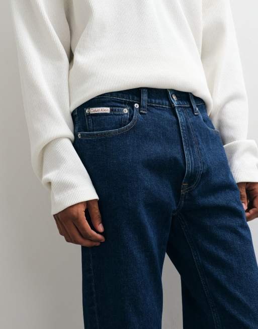 Calvin Klein Jeans - Jean droit standard - Bleu profond, 4 de 5