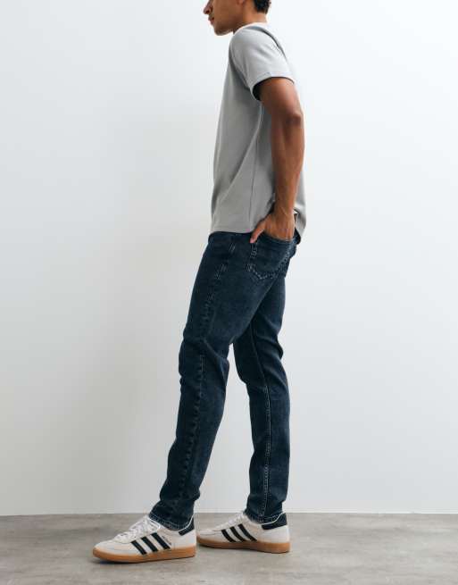 Calvin Klein Jeans jean slim fuselé bleu délavé foncé, 4 de 5