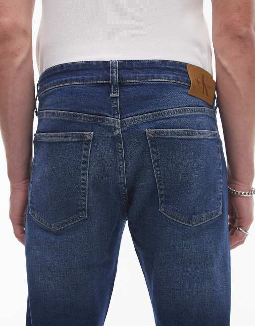 Calvin Klein Jeans - Jean slim fuselé délavage moyen, 4 de 5