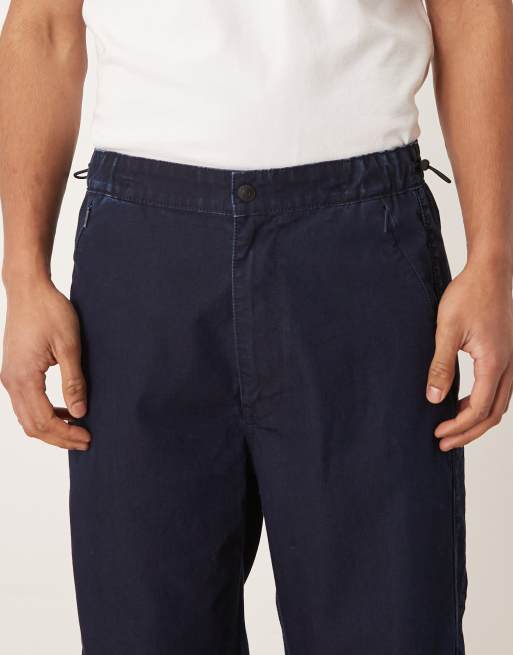 Calvin Klein Jeans – Jeans aus Nylon-Denim in Marineblau, Kombiteil, 5 von 5