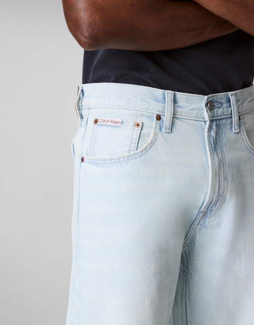 Calvin Klein Jeans - Jeans dritti anni '90 lavaggio schiarito dal sole, 3 di 5