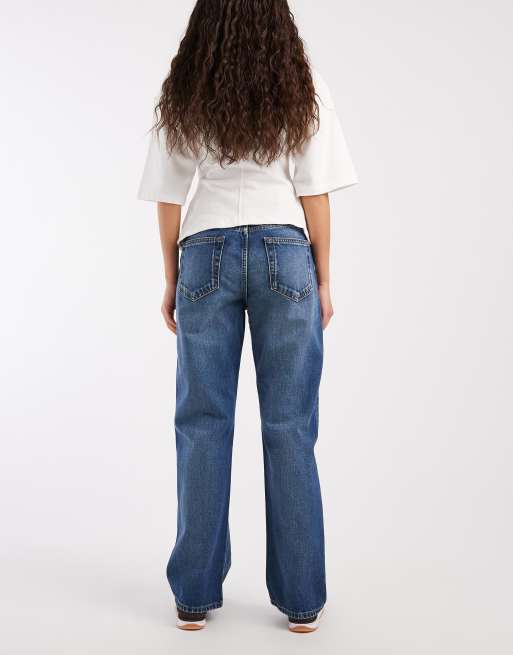 Calvin Klein Jeans – Jeans im Stil der 90er in mittelblauer Waschung mit Markenlogo, 3 von 5