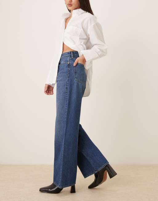 Calvin Klein Jeans – Jeans in Blau mit weitem Schnitt, 3 von 5