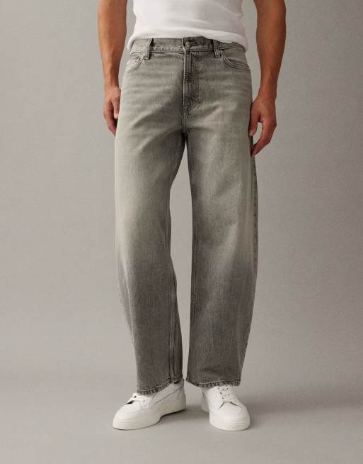 Calvin Klein Jeans – Jeans in verwaschenem Grau mit abgerundetem Beinschnitt, 3 von 7