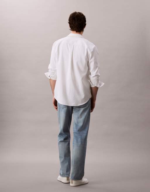 Calvin Klein Jeans - Jeans med lige ben i lys vask i 90'er-stil, 3 af 5