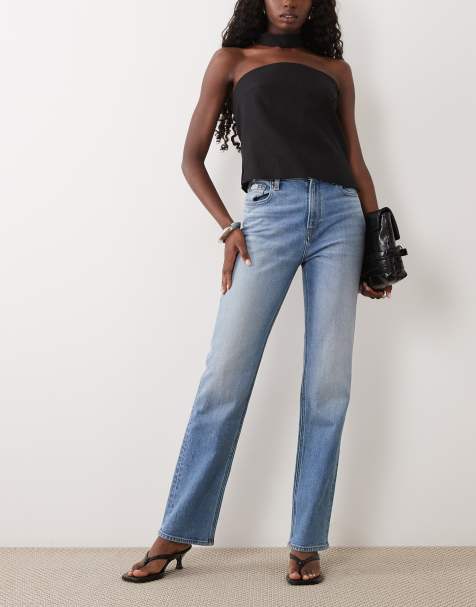 Calvin Klein Jeans - Jeans med lige ben i lyseblå vask - view 1