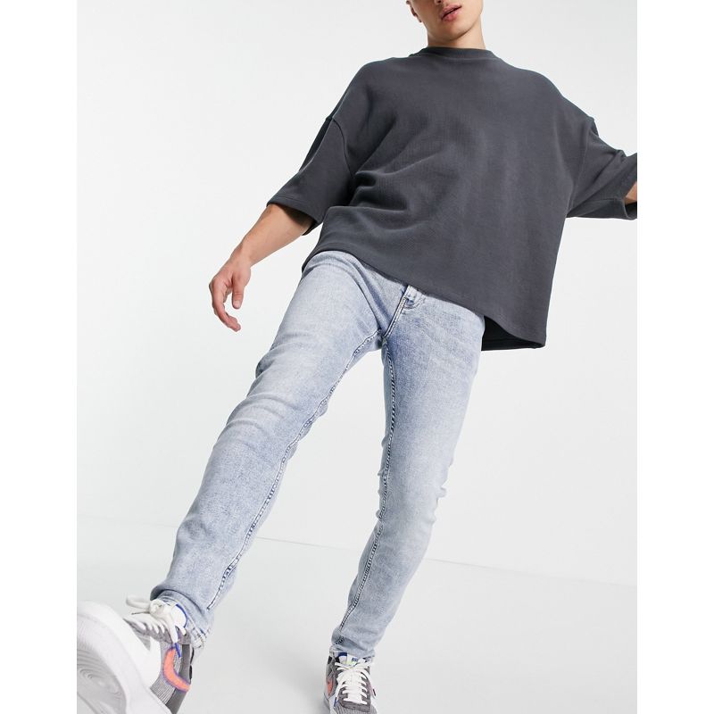 MwEes Uomo Calvin Klein Jeans - Jeans skinny lavaggio blu chiaro