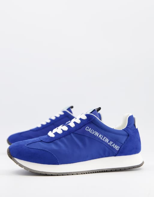 Calvin klein sale blue trainers