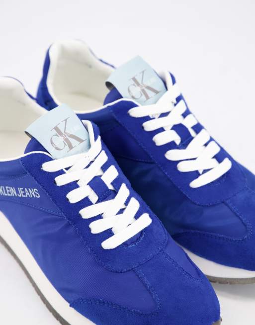 Calvin klein blue trainers new arrivals