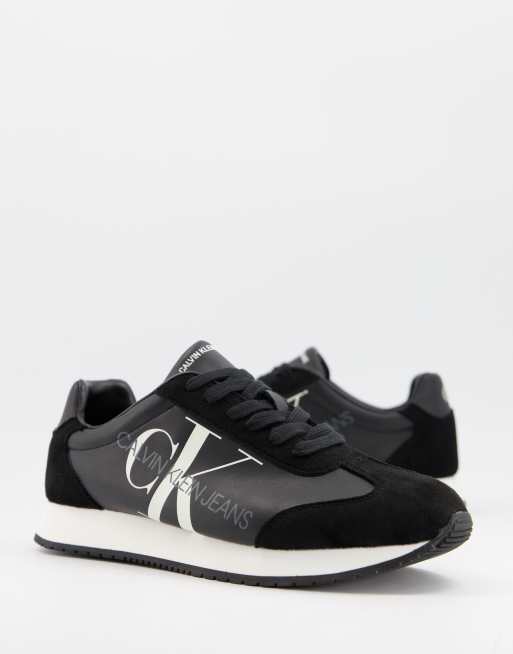 Sprout Omkostningsprocent hvorfor ikke Calvin Klein Jeans joele sneakers in black | ASOS