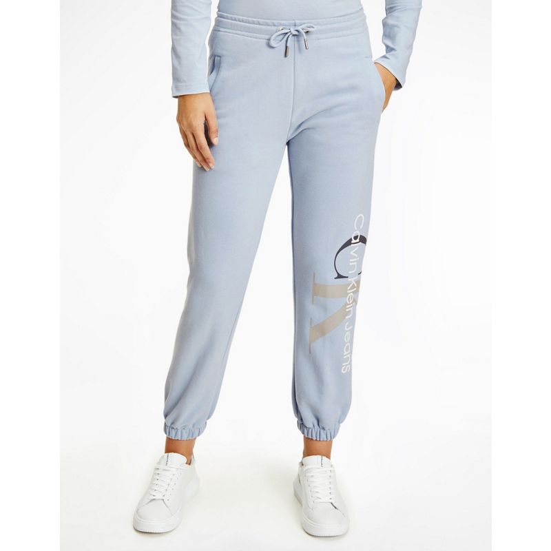 cCUIm Tute Calvin Klein Jeans - Coordinato con felpa con cappuccio e joggers blu pallido