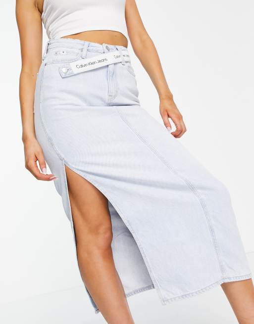 Jupe en hotsell jean calvin klein