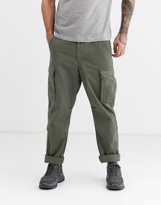 Calvin Klein Jeans Khakis capsule cargo pants in green ASOS