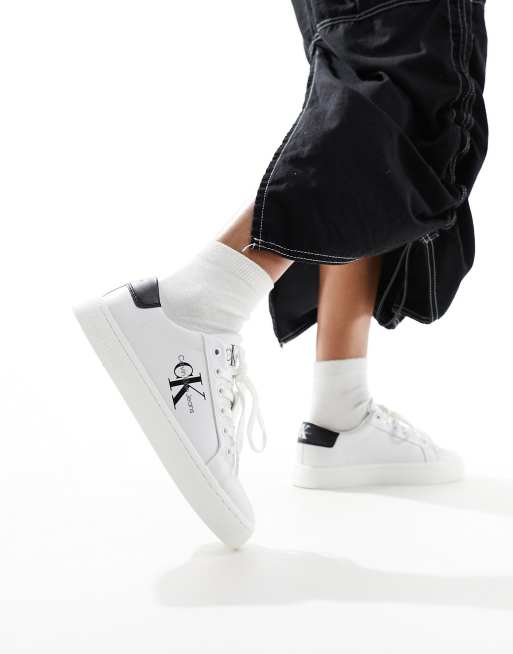 Calvin Klein Jeans – Klassische, mehrfarbige Cupsole-Sneaker zum Schnüren