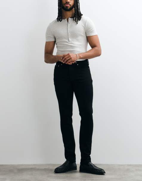 Calvin Klein Jeans klassische Skinny-Jeans in Schwarz - view 1
