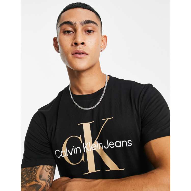 Calvin klein jeans shop t shirt black