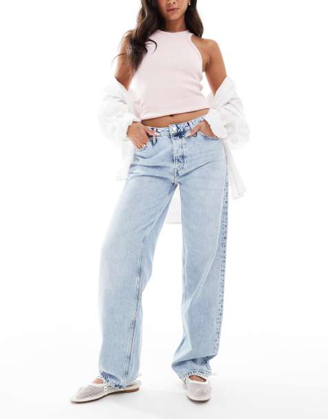 Calvin Klein - Jeans larghi lavaggio chiaro anni '90 - view 1