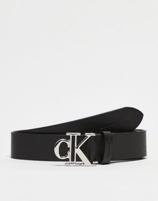 Calvin Klein Jeans leather card holder in black - ASOS Price Checker