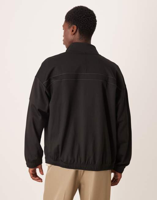 Calvin Klein Jeans – Leichte Windjacke in Schwarz mit Reißverschluss, 3 von 5