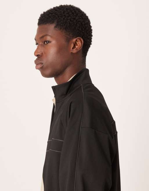 Calvin Klein Jeans – Leichte Windjacke in Schwarz mit Reißverschluss, 4 von 5