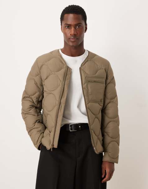 Calvin Klein Jeans – Lekka pikowana kurtka w kolorze khaki - view 1