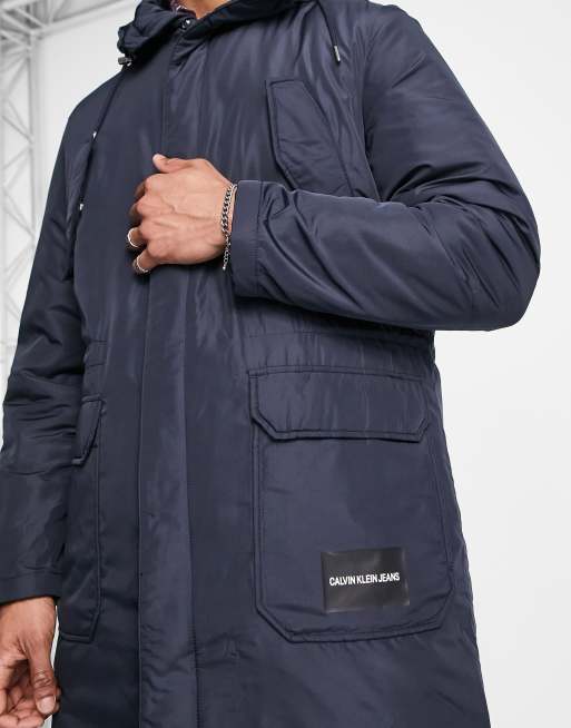 Calvin klein deals parka jacket