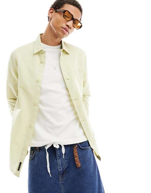Calvin Klein Jeans - Linnen overhemd in groen