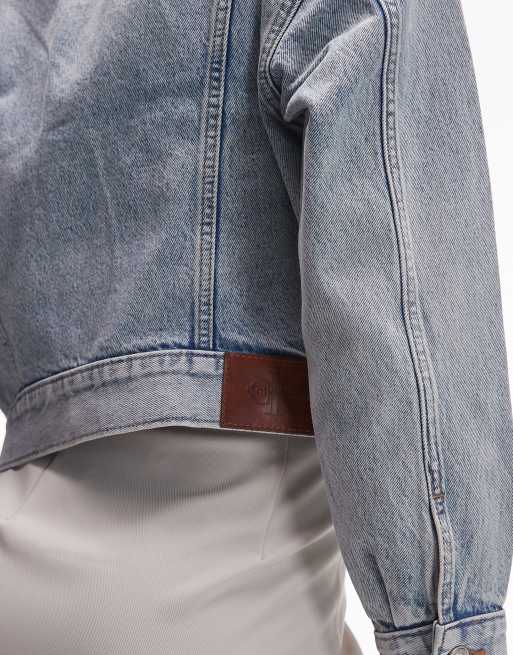 Calvin Klein Jeans – Ljusblå jeansjacka i 90-tals trucker-modell, 4 av 4