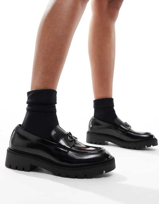 Calvin Klein Jeans - Loafers met logo in zwart , 2 van 4