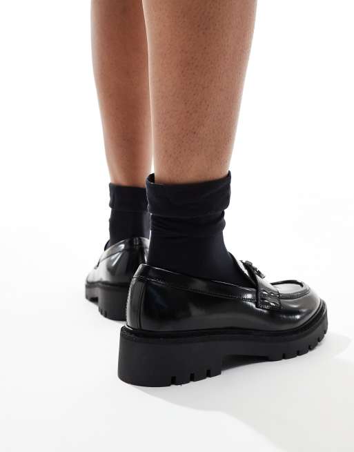 Calvin Klein Jeans - Loafers met logo in zwart , 3 van 4