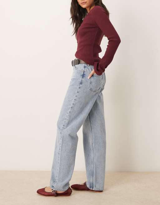 Calvin Klein Jeans – Lockere 90er-Jeans in heller Waschung, 2 von 5