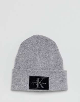 calvin klein grey beanie