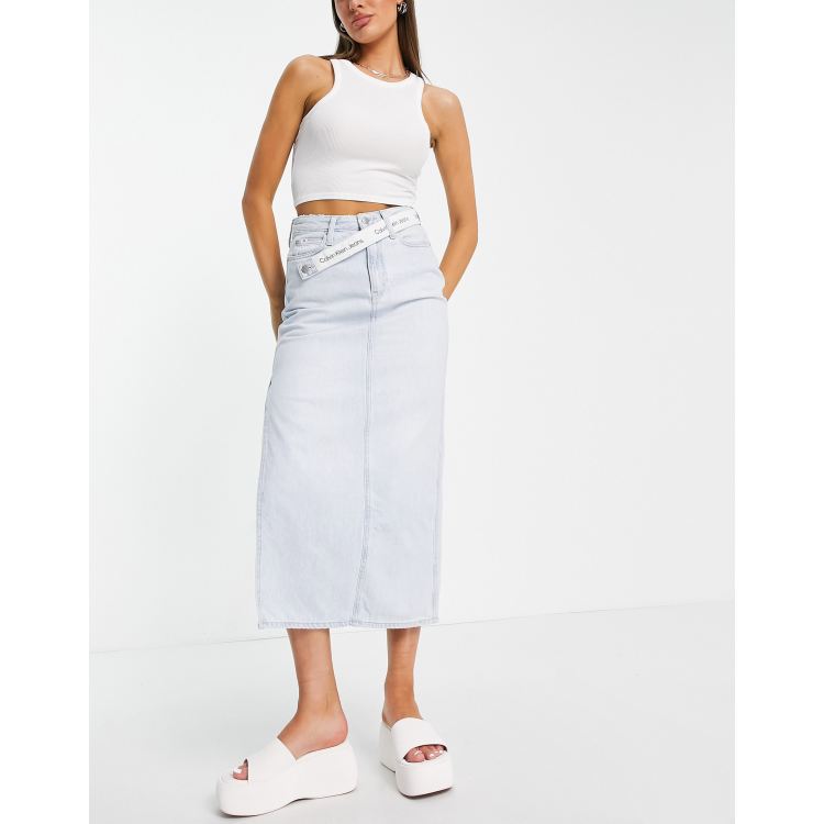 Calvin Klein Maxi Skirt - Denim