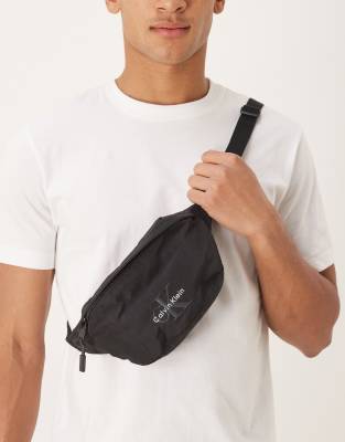 Calvin Klein Jeans Est.1978 Logo Fanny Pack In Black