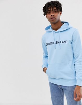 calvin klein jeans logo hoodie