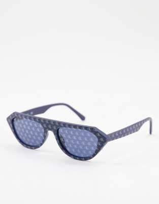 Calvin Klein Jeans logo printed sunglasses black