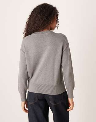 Calvin Klein Jeans Est.1978 Logo Sweater In Gray